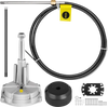 VEVOR Boat Steering System, Outboard Steering Kit with Boat Steering Control Cable 14' Steering Cable Marine Steering System 3/4" Shaft