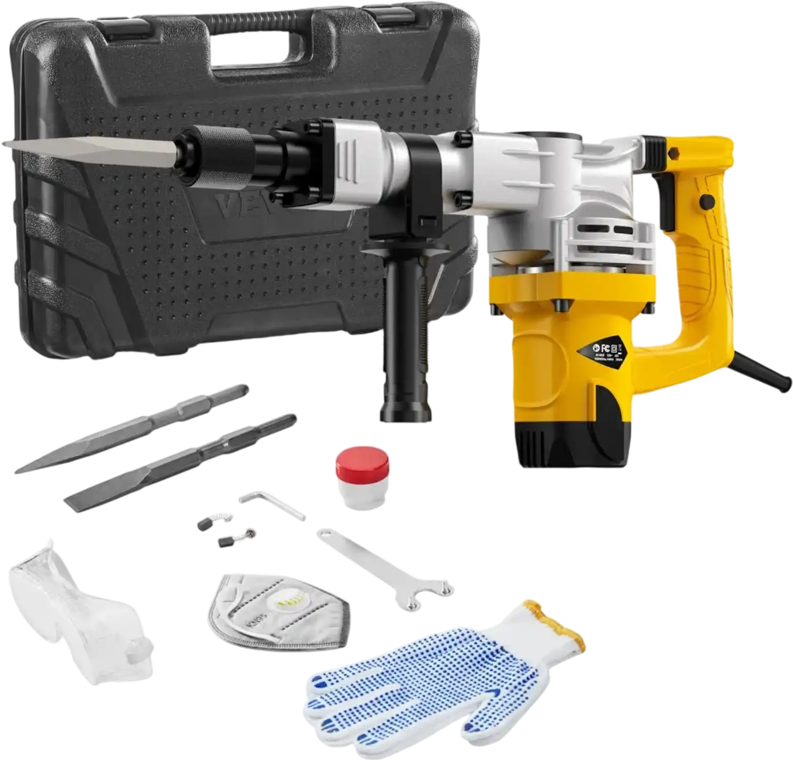 Vevor Demolition Jack Hammer 1400W Electric Concrete Breaker New