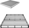 VEVOR Box Spring, Queen Size Bed Frame with Washable Fabric Cloth, Heavy Duty Metal Frame for Queen Bed, 5 in Mattress Foundation, 3500 lbs Max Weight Capacity, Easy Assembly, 79.1L x 59.6W x 5.1H in