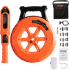 VEVOR Pipe Locators, 100ft/30m PVC Pipe Locators Underground, IP67 Waterproof Pipe Blockage Detector with Adjustable Sensitivity, Sewer Wall Scanner Plumbing Tool for PVC Plastic Metal Water Pipes