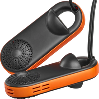 VEVOR Portable Shoe Dryer, Electric Boot Dryer, Deodorized Boot Warmers/Dryer with Quick & Even Drying for Cotton Slippers, Snow Boots, Leather Shoes, Canvas Shoes, Socks, Black & Orange