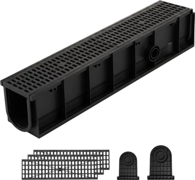 Vevor Trench Drain 4-Pack 40.1