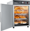 VEVOR Electric Hot Box Food Warmer, 4-Tier Commercial Warming Cabinet with Water Tray, Single-Door and Adjustable Shelves, Stainless Steel Food Warmer Cabinet, for Restaurant, Kitchen, Pizza, Chicken