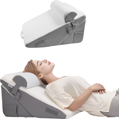 Vevor Bed Wedge Pillow Adjustable Orthopedic 3-Pc Set New