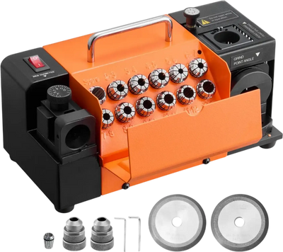 Vevor Drill Bit Sharpener Professional 3-15 mm Grinder New