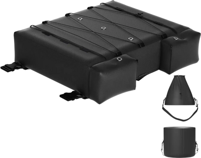 Vevor T-Top Storage Bag Boat Life Jacket Organizer with Trash Bag New