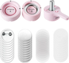 VEVOR Button Maker Mold with Supplies 0.98 in / 25 mm Interchangeable Mold, for VEVOR Magnetic Fast-Change Button Maker Machine, with 100 Backs, Shells, Clear Films, and 20 Blank Circle Papers