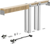 VEVOR Pocket Door Frame Kit, for 24-32 in Wide 80 in High Door, Pocket Door Kit with Two-Way Soft Close Mechanism, Slide Smoothly Quietly, Easy to Install, Premium Galvanized Steel, for Living Room