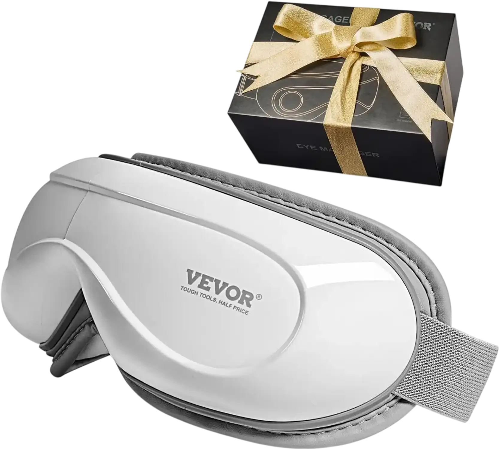 Vevor Eye Massager Heated Bluetooth Music Foldable White New