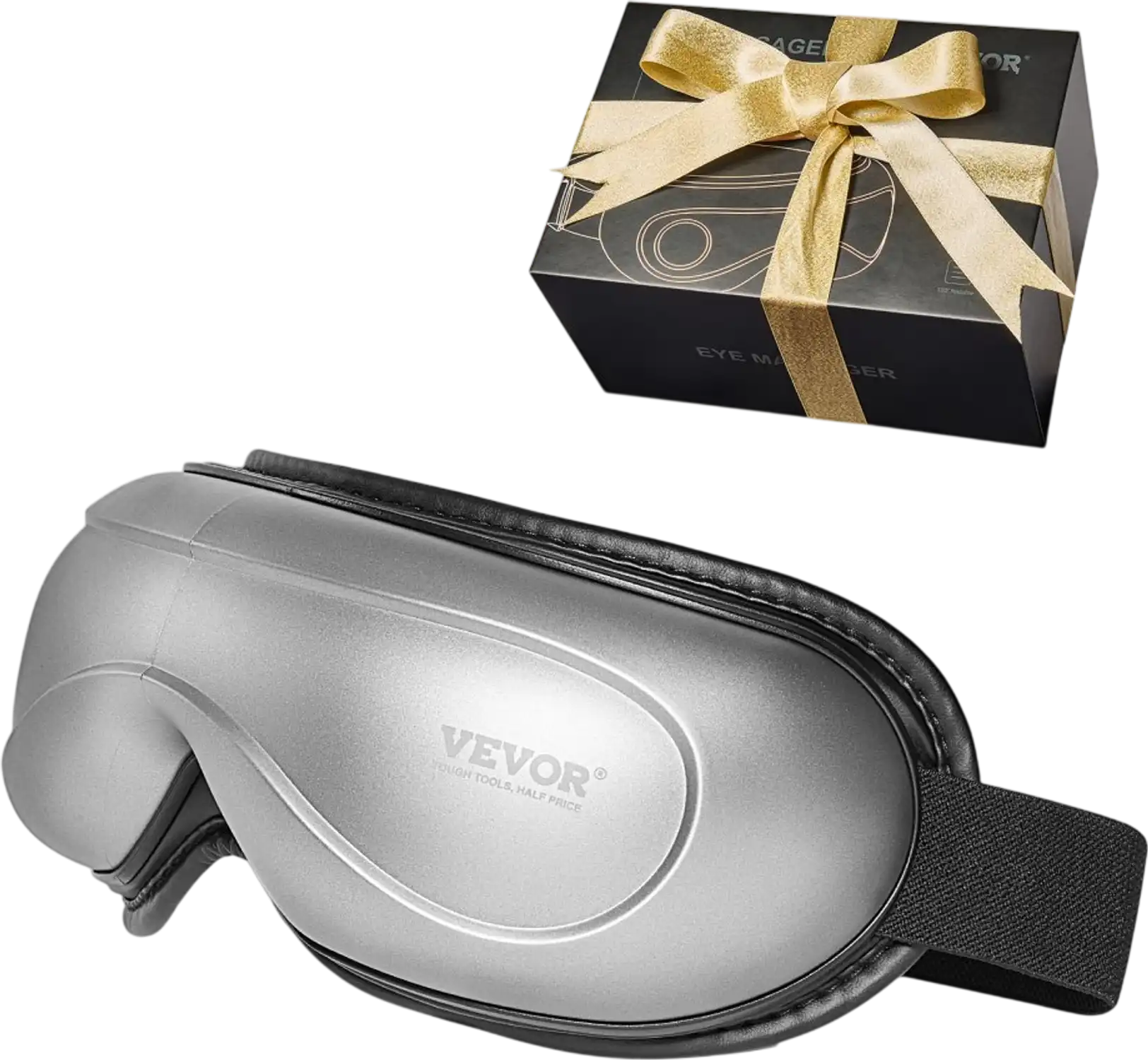 Vevor Eye Massager Heated Bluetooth Music Foldable Gray New