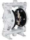 VEVOR Air-Operated Double Diaphragm Pump, 1/2 in Inlet & Outlet, Polypropylene Body, 2.5 GPM & Max 80PSI, PTFE Diaphragm Pneumatic Transfer Pump for Petroleum, Diesel, Oil & Low Viscosity Fluids