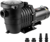 VEVOR Above Ground Pool Pump, 1.5 HP, 100 GPM Single Speed Swimming Pool Pump, 110V/240V 3450 RPM 50.9 ft Max Head Pool Pump with Filter Basket, for Above Ground Pools Hot Tubs Spas