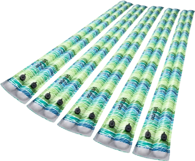 Vevor Pool Water Tubes Double-Chamber 5-Pack 8' Winter Pool Cover Water Bags New