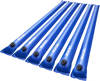 VEVOR Pool Cover Water Bags, 6 Packs 4 Ft, Single Chamber Pool Cover Water Tubes, 0.4mm Thick PVC Bags Weights with Leakproof Screw Cap, for Inground Swimming-Pool Covers Winter Closing, Blue