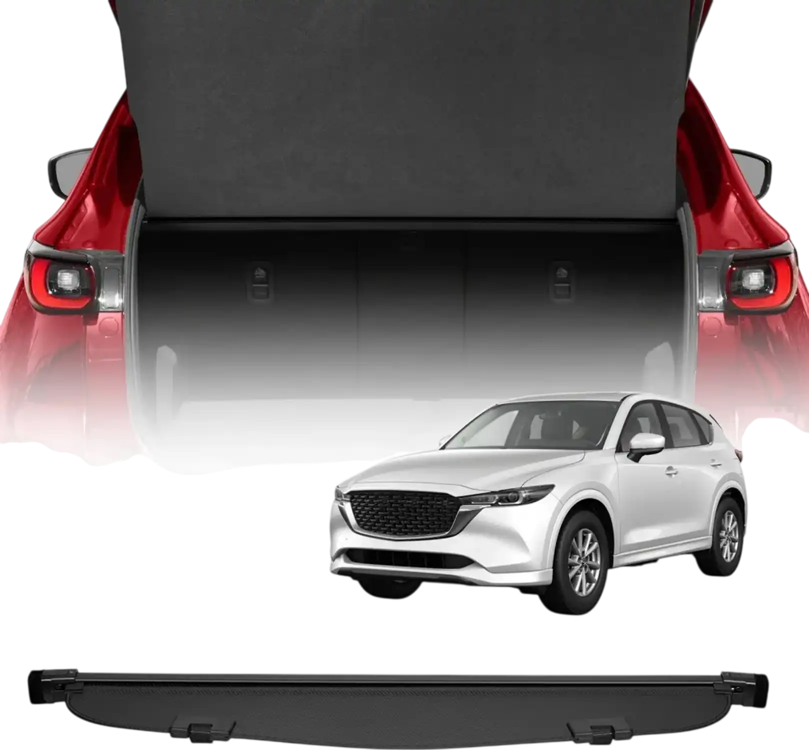 Vevor Retractable Cargo Cover Trunk Privacy Shield for Mazda CX-5 2017-2025 5-Seater New
