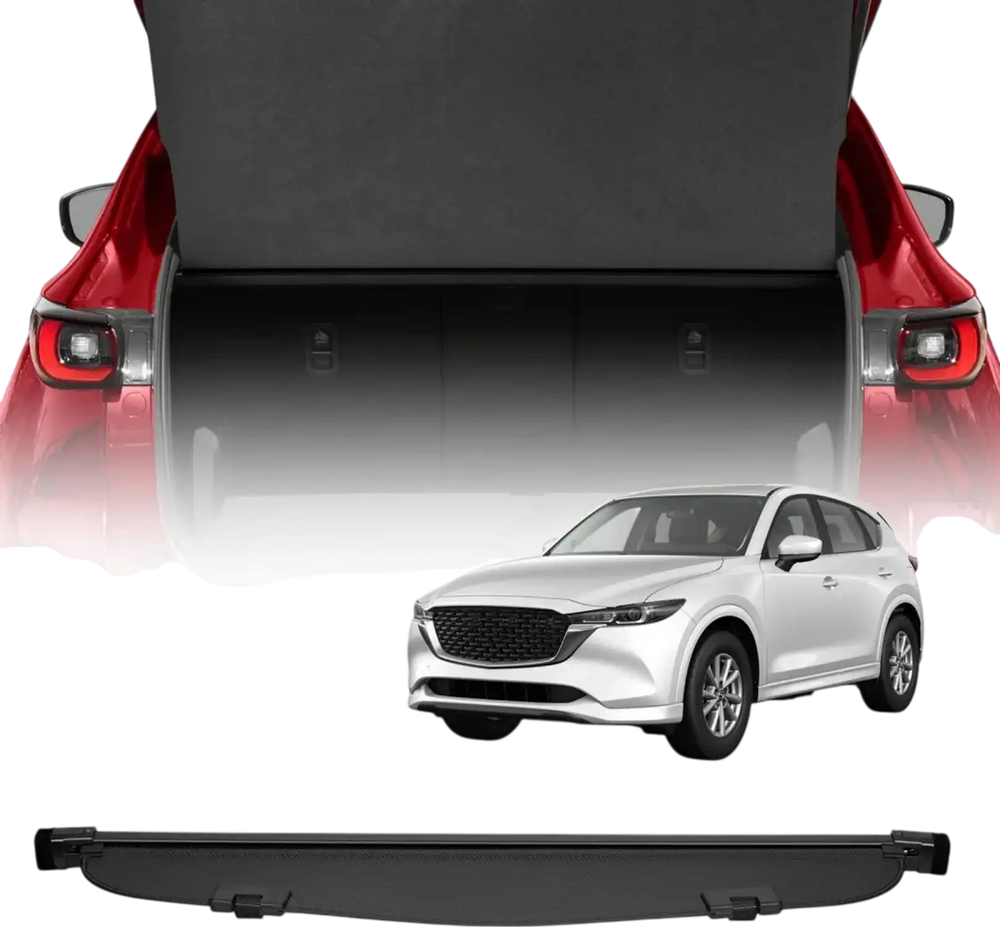 VEVOR Retractable Cargo Cover, Upgraded Carbon Fiber Texture Trunk Cover, Anti-Peeping Luggage Privacy Shield, Easy Installation Security Shade Car Accessories, for Mazda CX-5 2017-2025 5-Seater