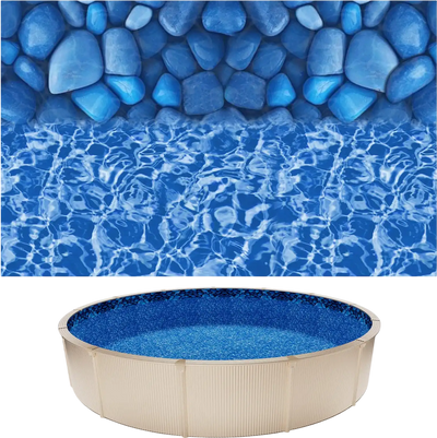 Vevor Above Ground Pool Liner 18' Round Overlap for 52