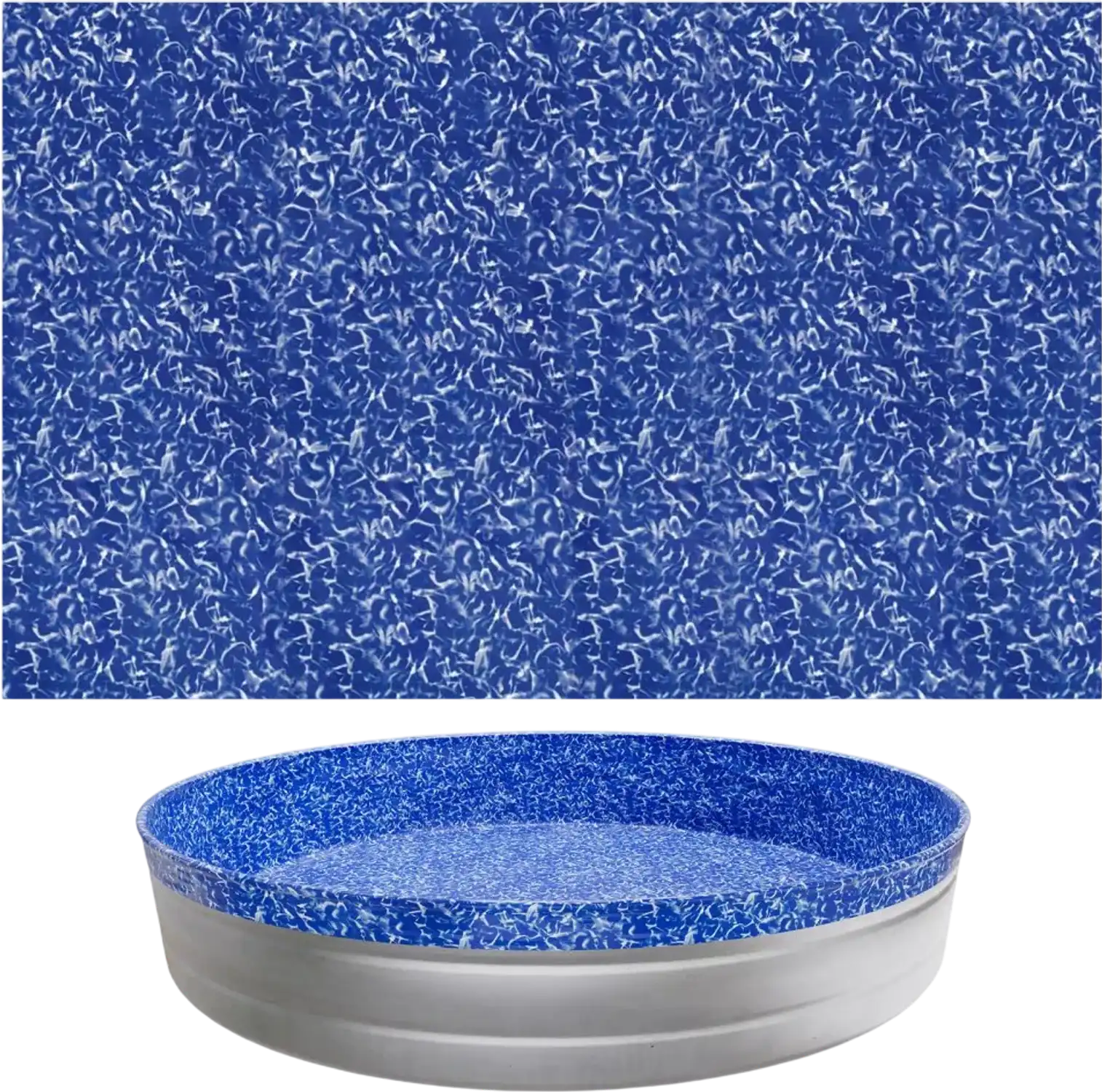 Vevor Pool Liner 10' Round Overlap Above-Ground Crystal New