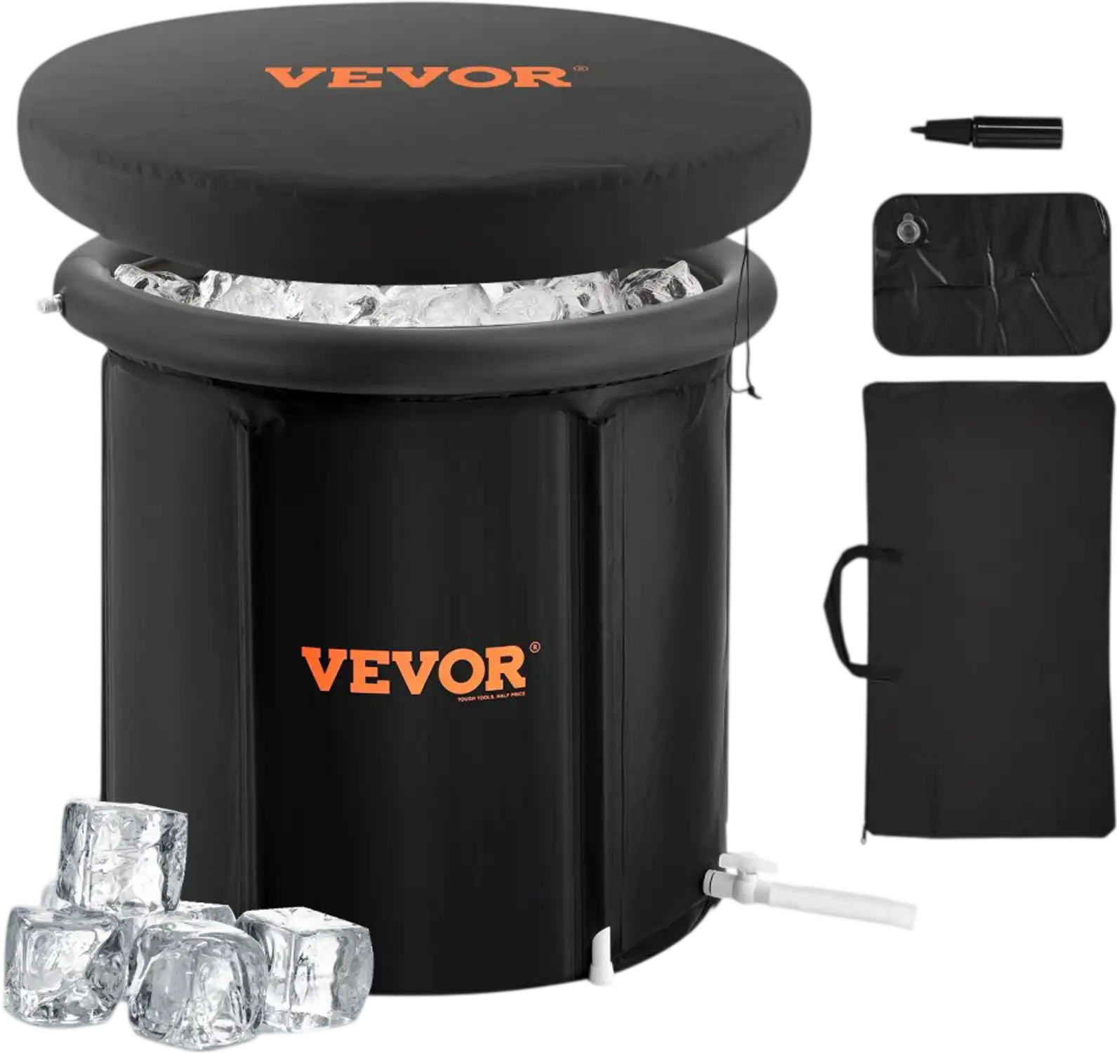 Vevor Ice Bath Tub Portable Cold Water Therapy Plunge Tub 32