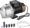 VEVOR Booster Pump 1.5 HP 24 GPM TEFC Motor for Pressure Side Pool Cleaners, AC 120V Pool Booster Pump, 200 ft Max Head, NPT 1 in Inlet/Outlet, Wide Compatibility, Easy Install with Quick Connect Kit