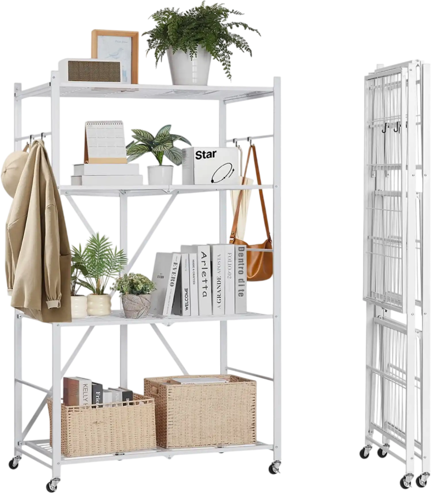 Vevor Folding Shelving Unit 4-Tier 36
