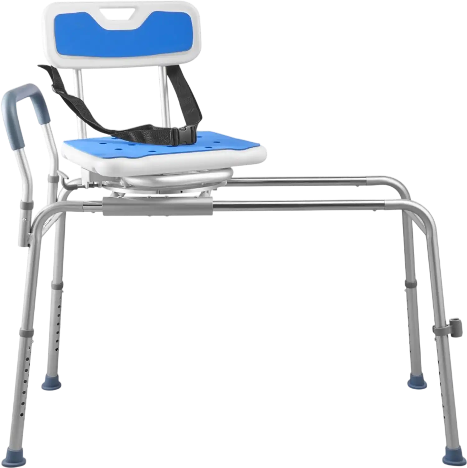 Vevor Tub Transfer Bench Sliding Shower Chair with Swivel Seat and Backrest New