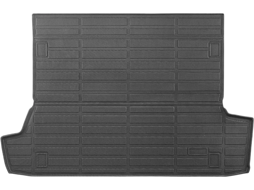 VEVOR Cargo Mat Compatible with Toyota 4Runner 7 Seater 2010-2024 without Sliding Tray, Precise Fit Trunk Mat for SUVs, TPE Trunk Protector Replacement, Black (1PCS)
