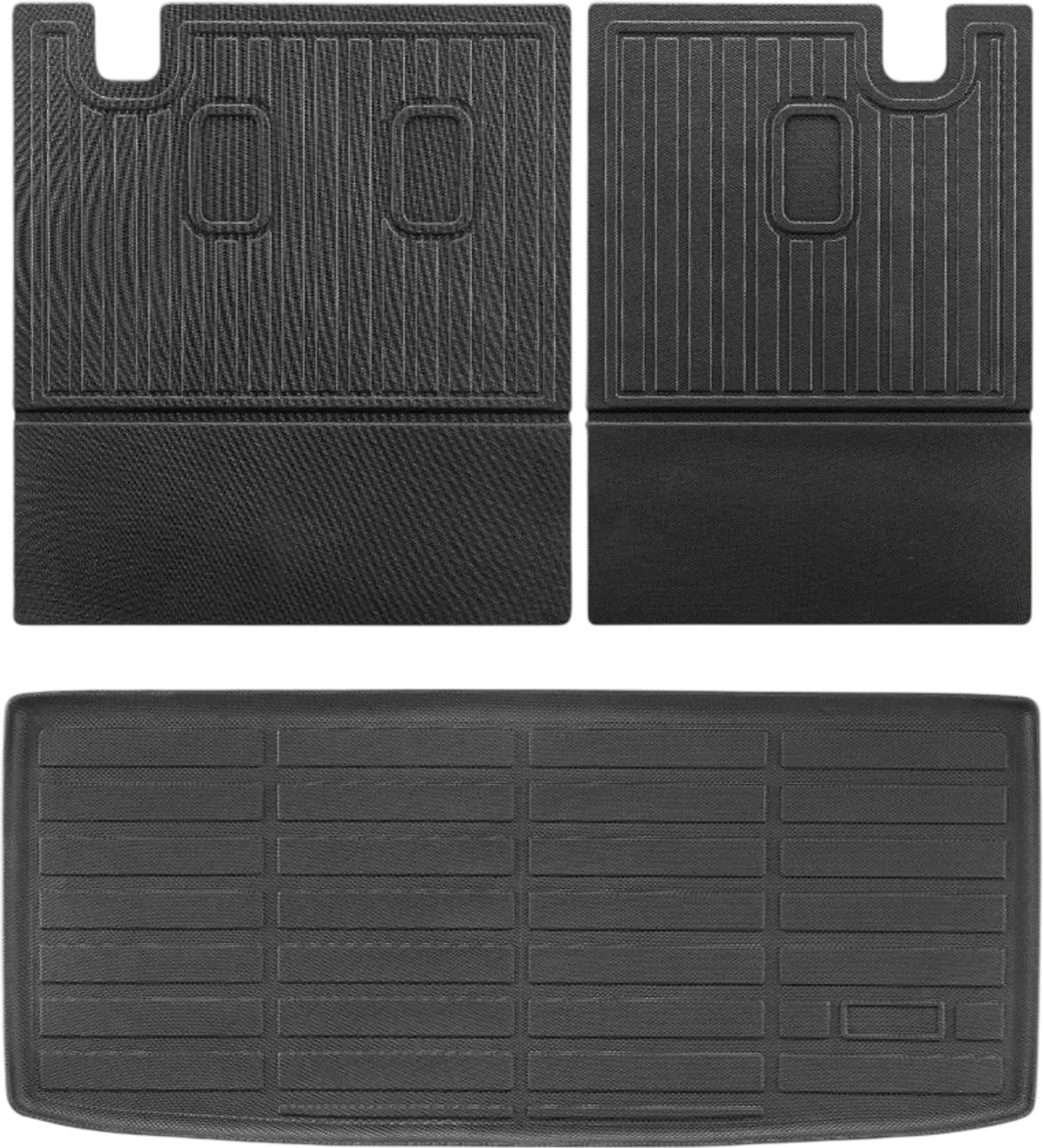 Vevor Cargo Liner Custom Fit TPE Trunk Mat & Backrest Mats for Honda Pilot 2016-2024 New