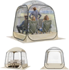 VEVOR Pop up Sports Tent, 63x63 in Clear Bubble Tent for 2-4 Persons, Waterproof Outdoor Pod with Floor Mat & Top Cover, Garden Igloo Dome Tents Camping Shelter for Events Fishing Cheering