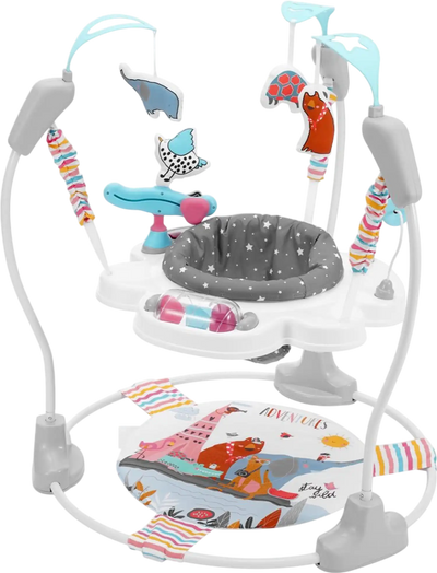 Vevor Baby Activity Center 360° Rotating Adjustable Height Jumper with Toys Music and Lights New