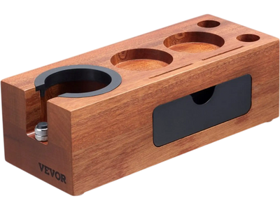 Vevor Tamping Station 8-in-1 Espresso Knock Box for 51-58 mm Handles New