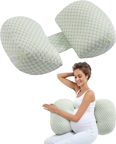 Vevor Pregnancy Pillow W-Shaped Maternity Wedge with Removable Washable Cover New