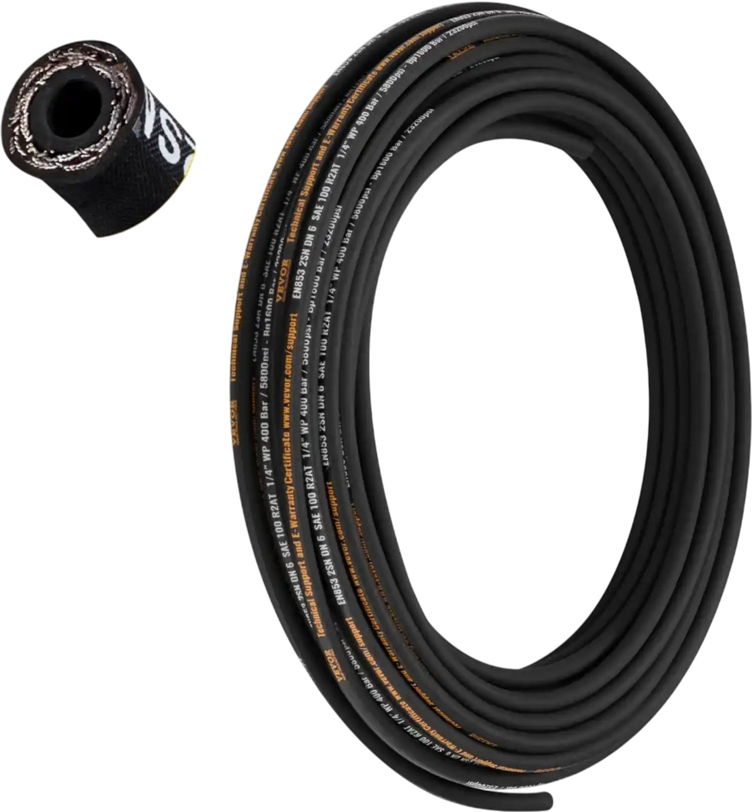 Vevor Hydraulic Hose 1/4
