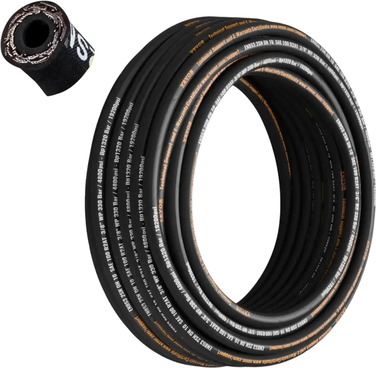 Vevor Hydraulic Hose 3/8