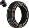 VEVOR Hydraulic Hose 3/8 inch x 100 ft, Coiled Hydraulic Hose 4800 PSI, Rubber Hydraulic Hose with 2 High-Tensile Steel Wire Braid, Bulk Hydraulic Hose -20°C to 140°C, Hydraulic Oil Flexible Hose