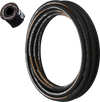 VEVOR Hydraulic Hose 3/4 inch x 50 ft, Coiled Hydraulic Hose 3120 PSI, Rubber Hydraulic Hose with 2 High-Tensile Steel Wire Braid, Bulk Hydraulic Hose -20℃ to 140℃, Hydraulic Oil Flexible Hose