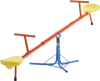VEVOR Kids Seesaw, 100 lbs Load Capacity per Seat, Sit and Spin Teeter Totter with 3-prong Support Legs, Kids Outdoor Playground Equipment, Swiveling 360 Degrees Rotating for Children Aged 3+