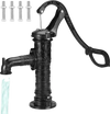 VEVOR Antique Well Hand Pitcher Pump, 22ft Maximum Lift, Cast Iron Manual Hand Water Pump with Ergonomic Handle NPT1-1/4" Easy Installation, Old Fashioned for Outdoor Home Yard Garden Pond Farm, Black