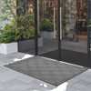 VEVOR Front Door Mat, 61.5 x 36 in Commercial Floor Mat for Indoor and Outdoor, Modern Stylish Carpet with TPE Backing, Heavy Duty Washable Entry Industrial Rug for Hallway, Balcony, Garage, Grey