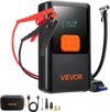 VEVOR Jump Starter with Air Compressor 4000A Peak Car Battery Jump Box, Portable for 9.0L Gas / 8.0L Diesel, 150 PSI Auto-Shutoff Tire Inflator, Power Bank, 12V Battery Charger, with LED Flashlight