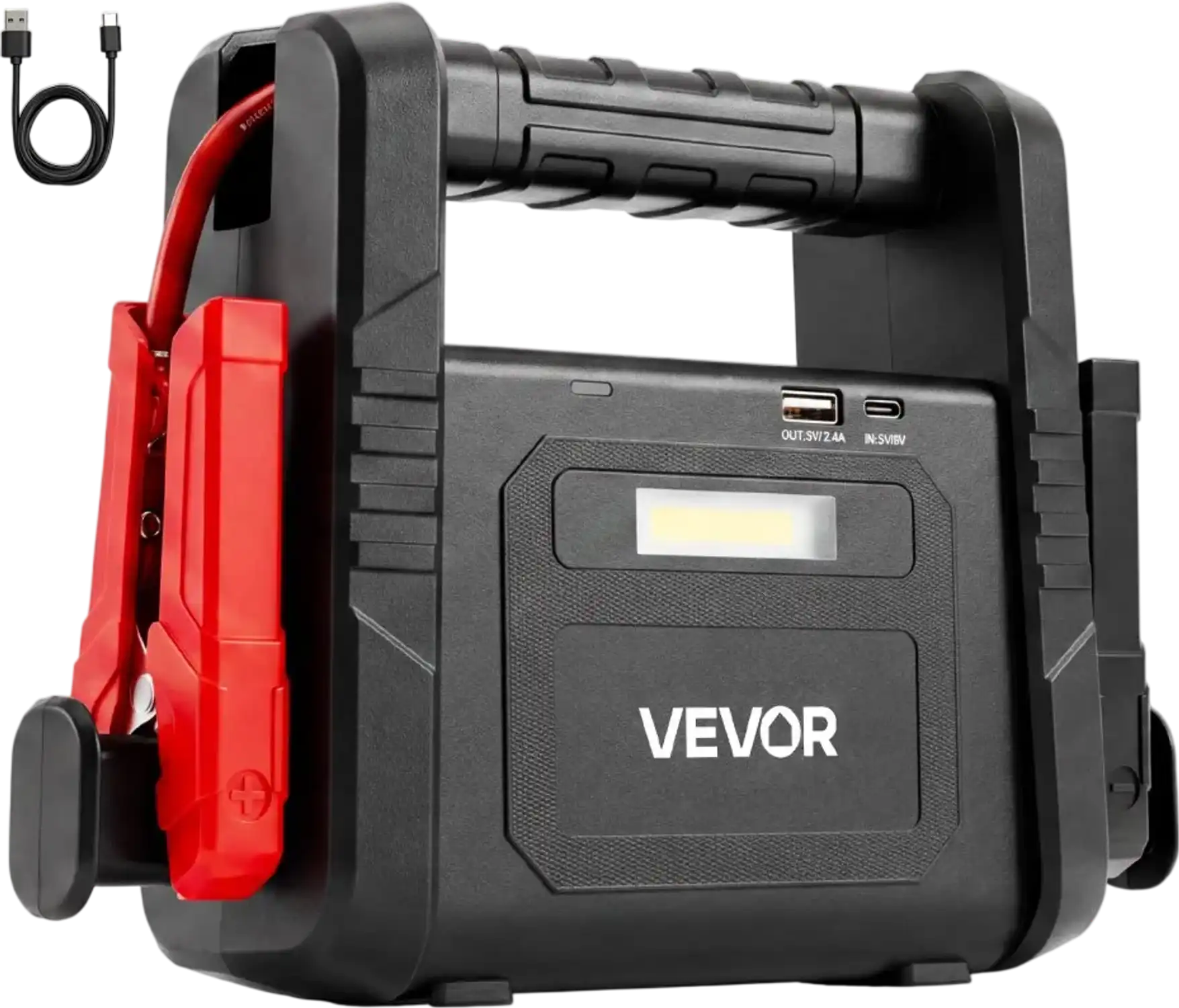 Vevor Jump Starter 6000A Peak Portable Car Battery Booster 12V New