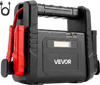 VEVOR Jump Starter 6000A Peak Portable Car Battery Booster Jump Box 12V, for Up to Most Gas / 10.0L Diesel Engine, Power Bank, 3 Mode Emergency LED Flashlight, Lithium Battery Pack, with USB Output