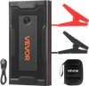 VEVOR Jump Starter, 1000A Peak, Car Jumper Starter Battery Pack, 12V Portable Lithium Battery Booster, Jump Box Power Bank with 3 Modes Flashlight and Jumper Cable, for Up to 5L Gas & 3L Diesel Engine