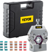 VEVOR Manually Operated AC Hose Crimper Hydra-Krimp 71550 Manual AC Hose Crimper Kit Air Conditioning Repair Handheld AC Hose Crimping Tool with 4 Dies