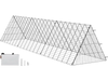VEVOR Chicken Tunnels, 118.1 x 28 x 24.2 inch (LxWxH) Chicken Tunnels for Yard, Portable Chicken Tunnels for Outside Easy Installation, Chicken Coop Run, Suitable for Chickens, Ducks, Rabbits