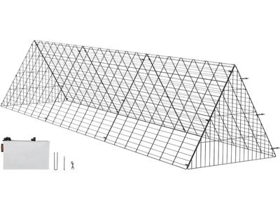 Vevor Chicken Tunnels Portable Outdoor Coop Run 118.1 x 28 x 24.2