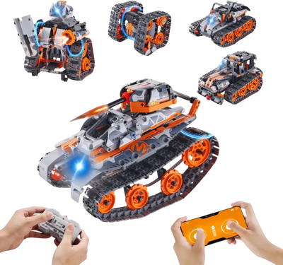 Vevor STEM Building Toys 5-in-1 Remote Control Car Robot Kit 554 PCS New