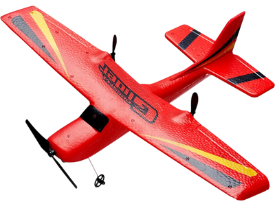 Vevor RC Plane 2.4GHz 2-Channel Remote Control Airplane with 6-Axis Gyro Stabilizer New