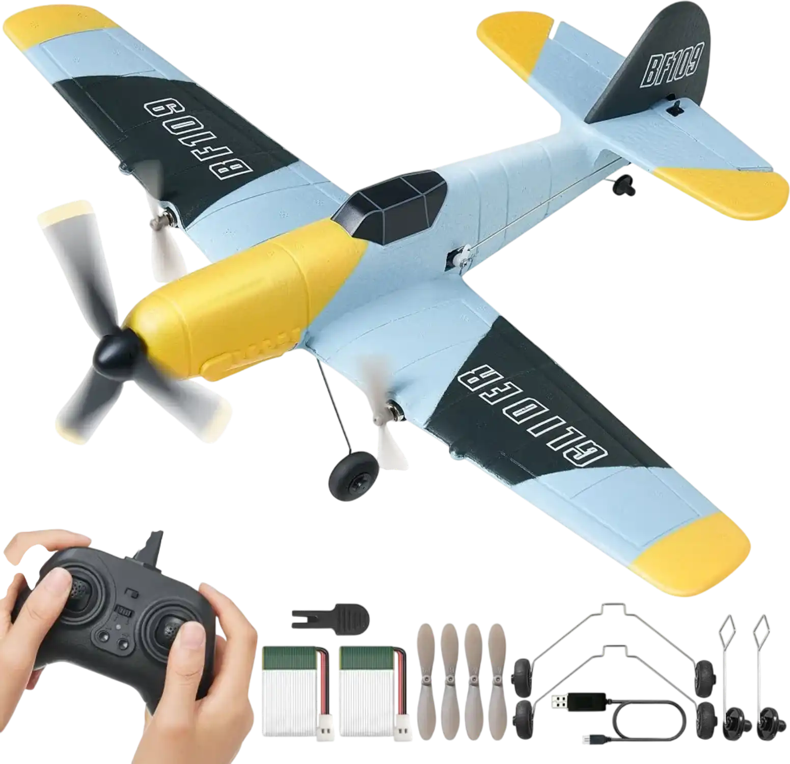 Vevor RC Plane WWII Fighter Remote Control Airplane New