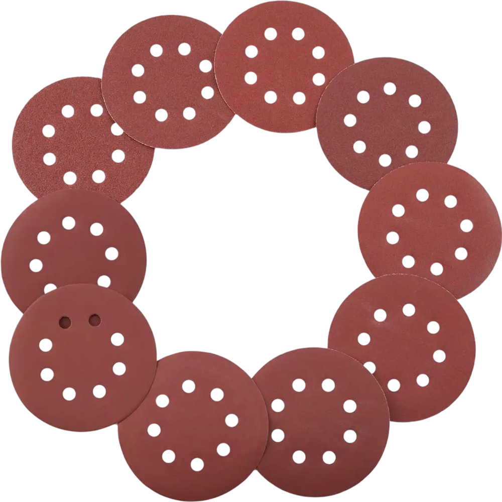 VEVOR 150 PCS 5 Inch Sanding Discs Set, 8-Hole Round Hook and Loop Sandpaper for Orbital Sander, 10 Grits include 60, 80, 100, 120, 150,180, 240, 320, 400, 600 Grit, for Metal, Wood, Car Sanding